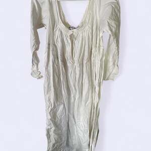 Vivien Ramsay White Cotton Cottagecore Maxi Dress (New)